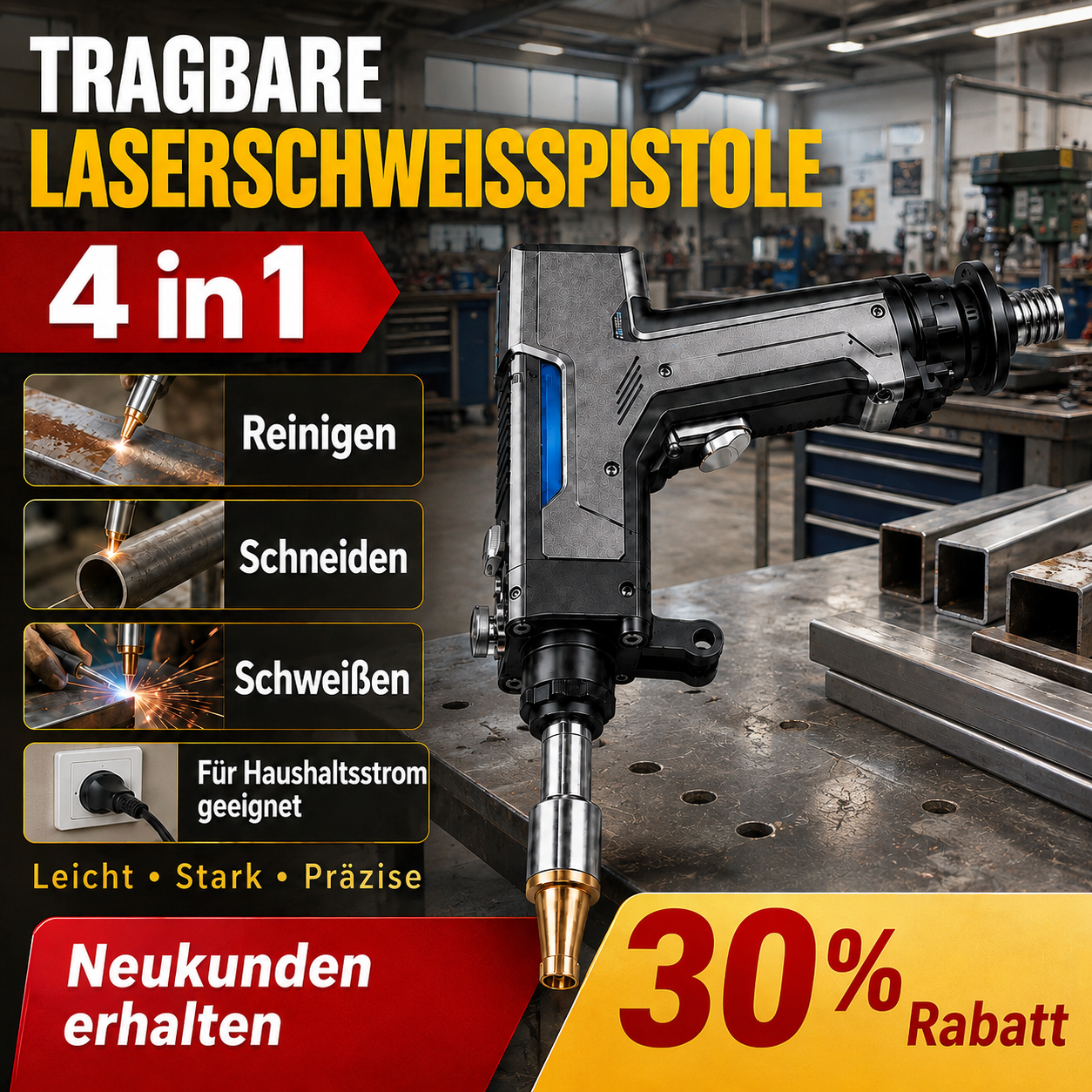4-in-1 Laserschweißgerät